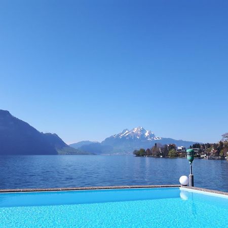 Hotel Riviera Loft Weggis Bagian luar foto